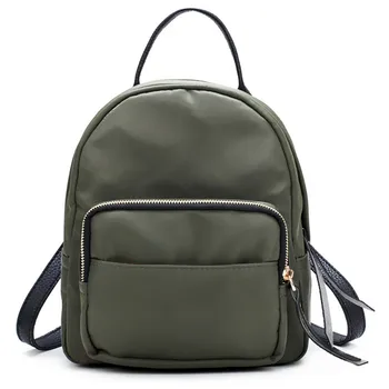

2018 Waterproof Nylon Women Backpack Fashion Solid Shoulder Back Bag Korean Style Mother Backpack for Teenagers mochilas mujer
