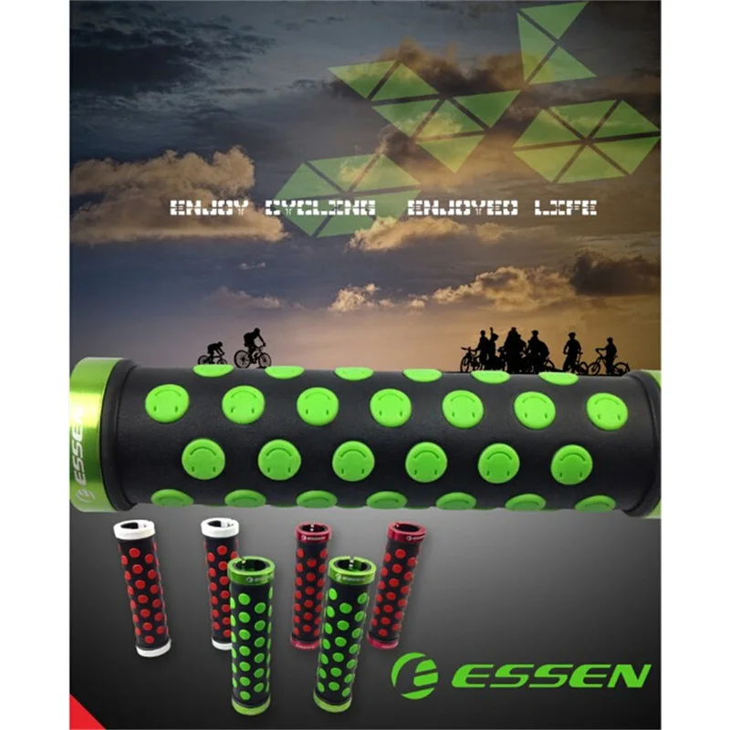 

ESSEN MTB Bike Grips Anti-Skid Ergonomic Bicycle Grips Bike Bar end Handlebar Grips Rubber Lock On Bicycle Parts Cycling Grips