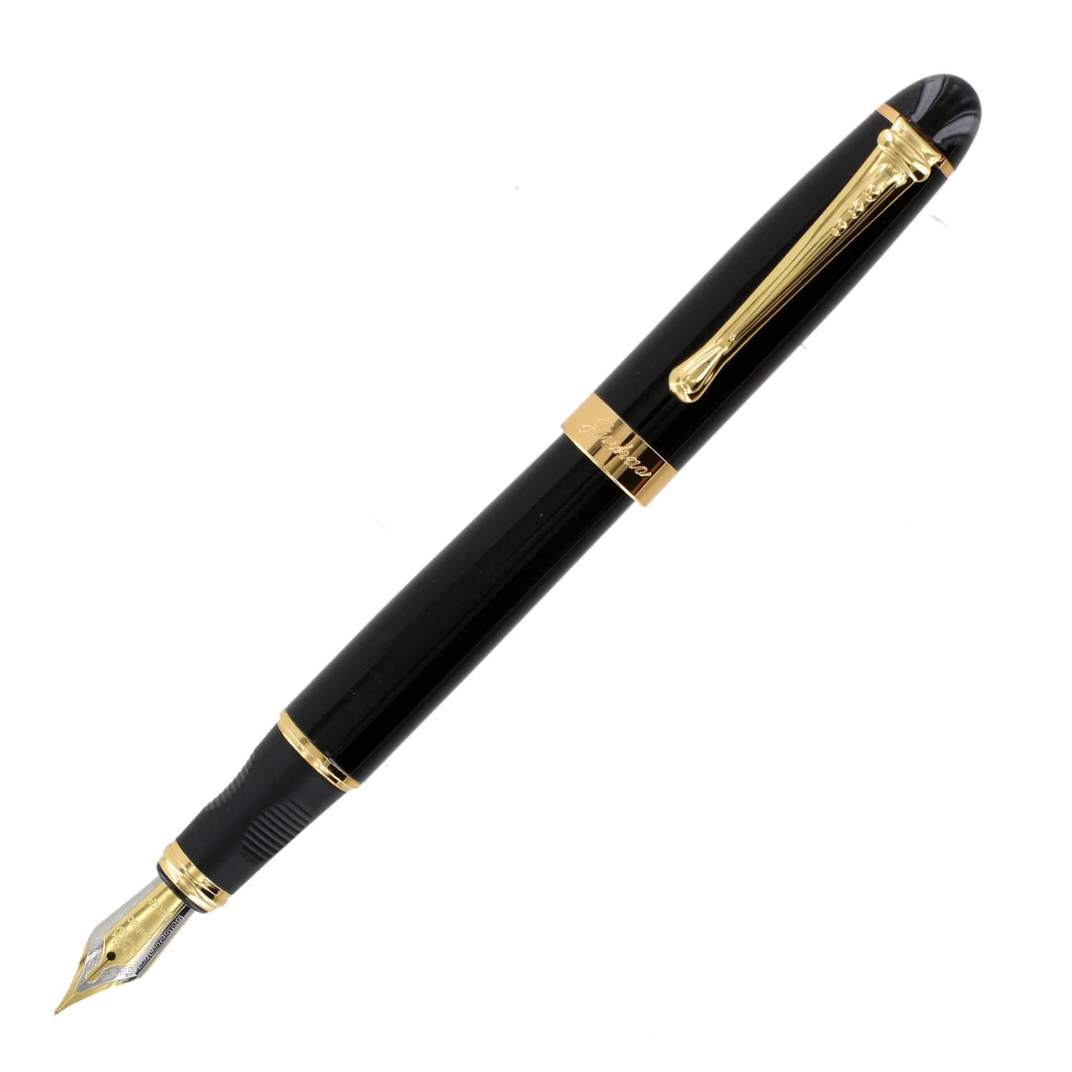 Fountain Pen Jinhao 450 black with gold broad nib