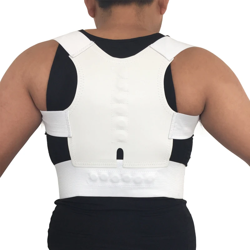 12 высокоэнергичных магнитов поддержка спины свяжитесь с позвоночником Professional Brace Плечо для спортивной безопасности фитнес-поддержка спины ремень