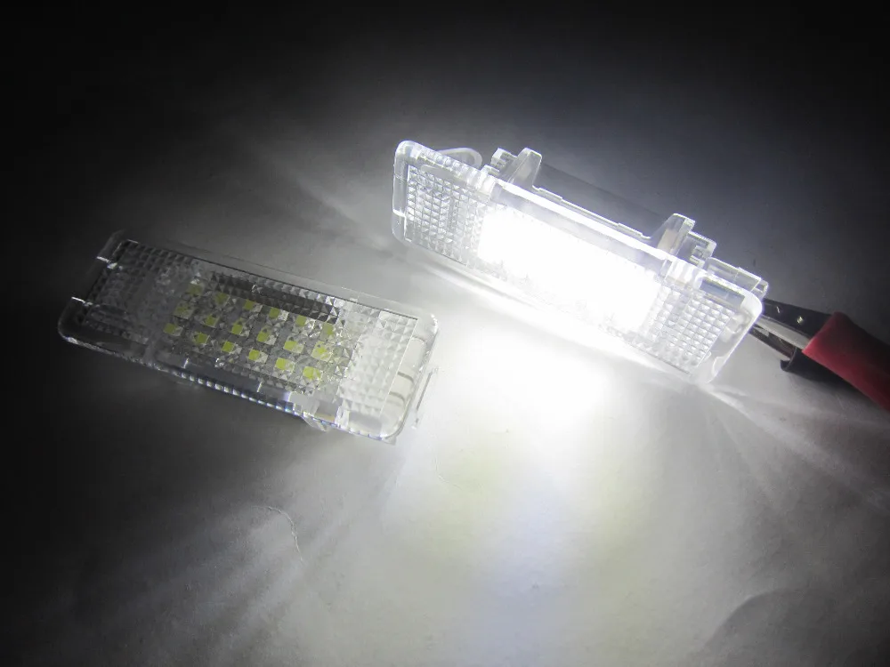  Car Door Welcome Lights 12V For BMW E53 X5 E39 Z8 E52 Accessories No error 1Pair White SMD3528 LED  - 32950013516