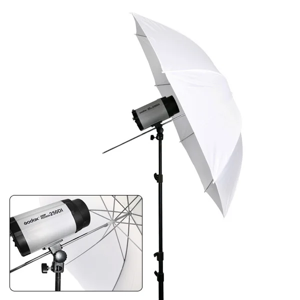 43 inch 110cm Photo Studio Flash Translucent White Soft Umbrella White