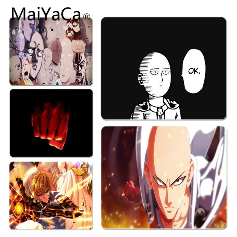 MaiYaCa дизайн аниме One punch man индивидуальный игровой коврик для мыши для ноутбука Размер для 18x22 см 20x25 см 25x29 см игровой коврик для мыши