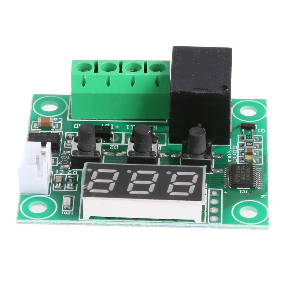 

0.28" 3 Digital LED Display Thermostat Temperature Control Thermometer Thermo Controller Switch Module with 10A Input relay