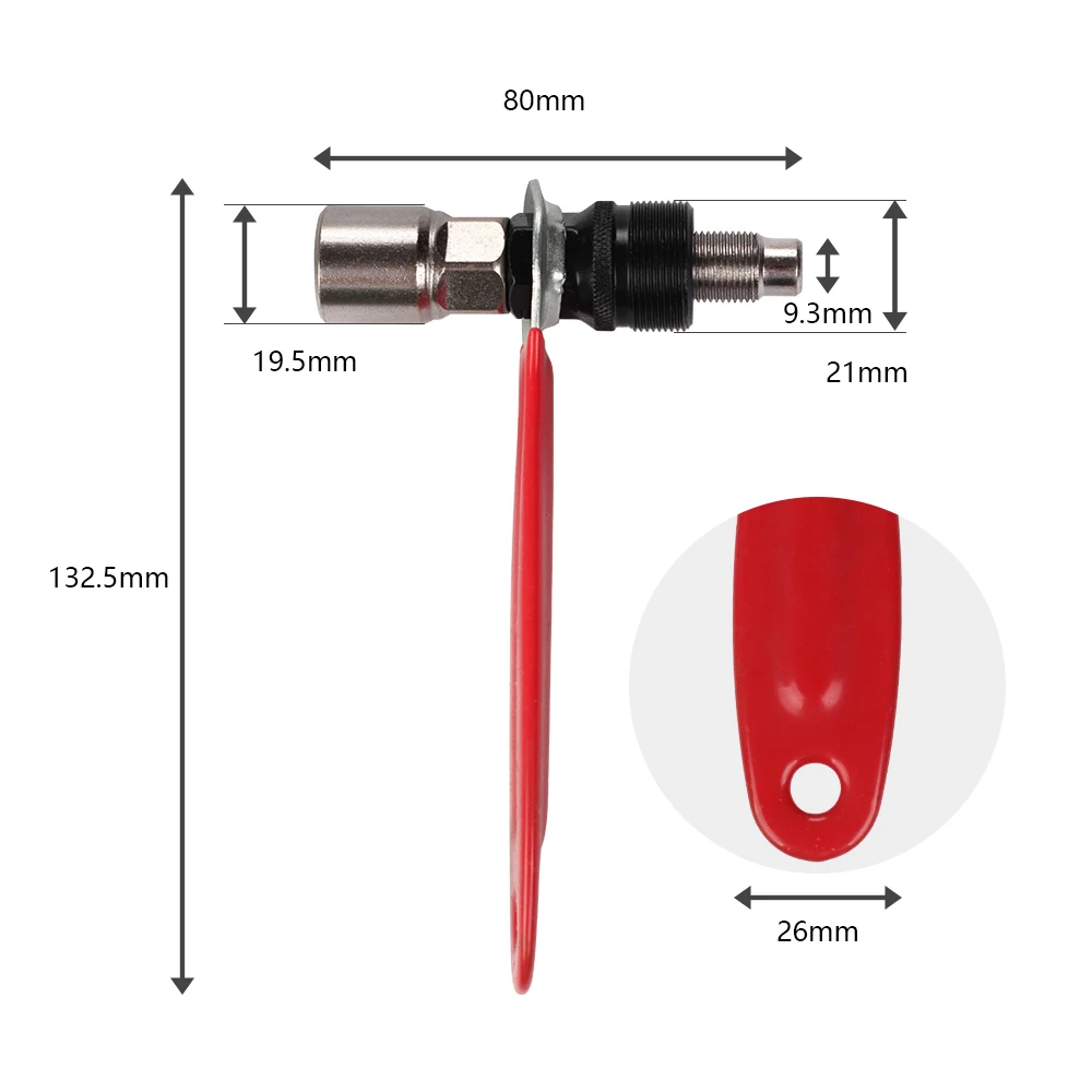 BIKEIN 1 шт. мини велосипедный съемник для снятия кривошипа гаечный ключ инструмент ручка MTB велосипед шатун снос специальный инструмент кривошипа