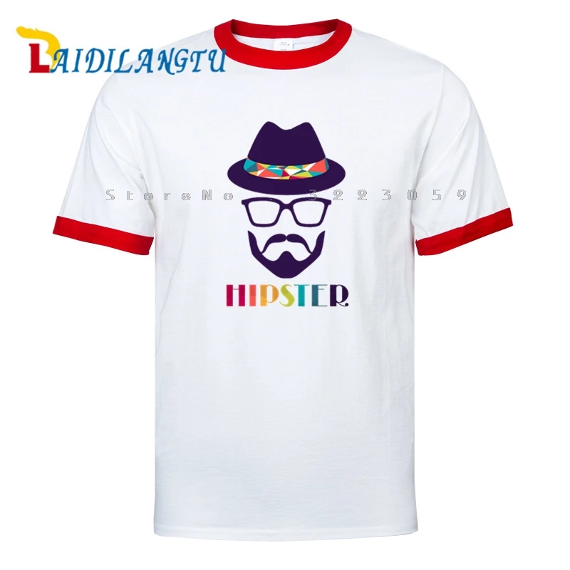 New Arrivals Fashion hipsters T Shirt Funny Men's Novelty Raglan