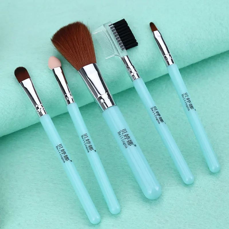 

5Pcs/Lot Makeup Brushes Eye Shadow Foundation Eyebrow Eyeliner Eyelash Lip Brush Cosmetic Tool Make Up Eye Brush Set Beauty Tool