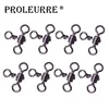 Proleurre 10pcs/lot Fishing Swivels Rolling Swivels Sea Fishing Accessories Tackle Connector Rolling Swivels 3-way Swivels ► Photo 3/3