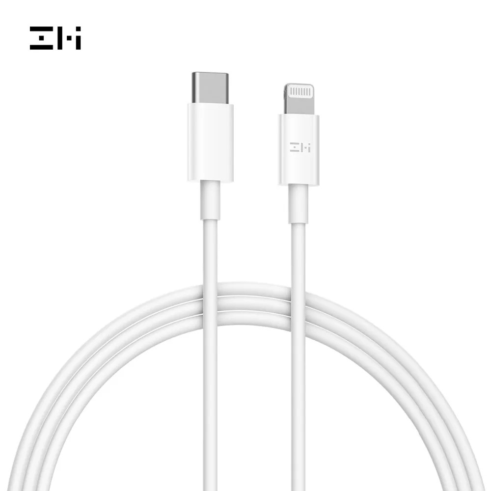 Сертифицированный MFI PD кабель ZMI AL870 для быстрой зарядки USB C к Lightning передачи