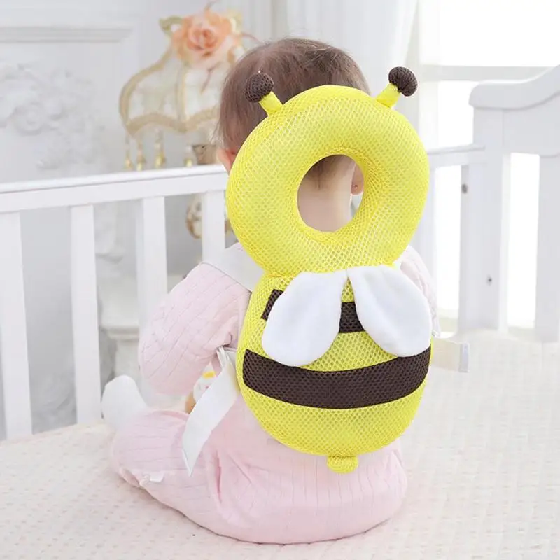 

Cartoon Head Protection Backpack Back Support Toddler Headrest Pillow Neck Cushion Toddler Hat Shatter-resistant Crash Pillow