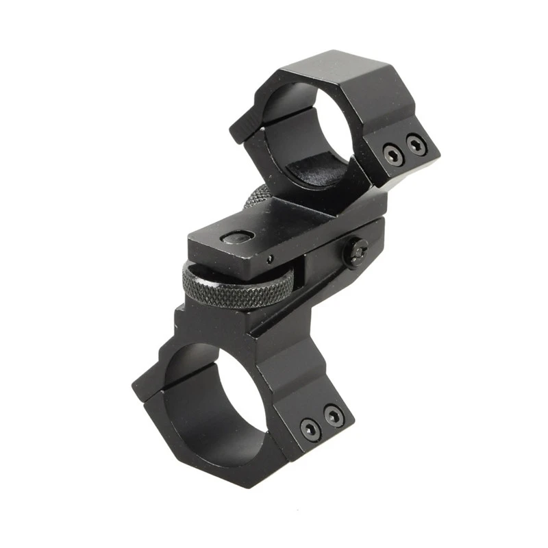 Avcılık Için Kapsam Halka Mounts 25.4mm Picatinny Raylı Açık Spor Airsoft Ayarlanabilir Bisiklet Fener Işık Tutucu Torch