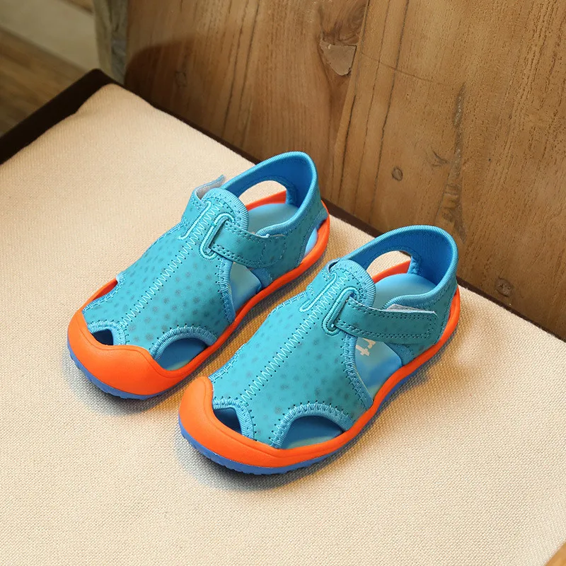 Детские сандалии Летняя обувь новая дышащая детская обувь для мальчиков и девочек