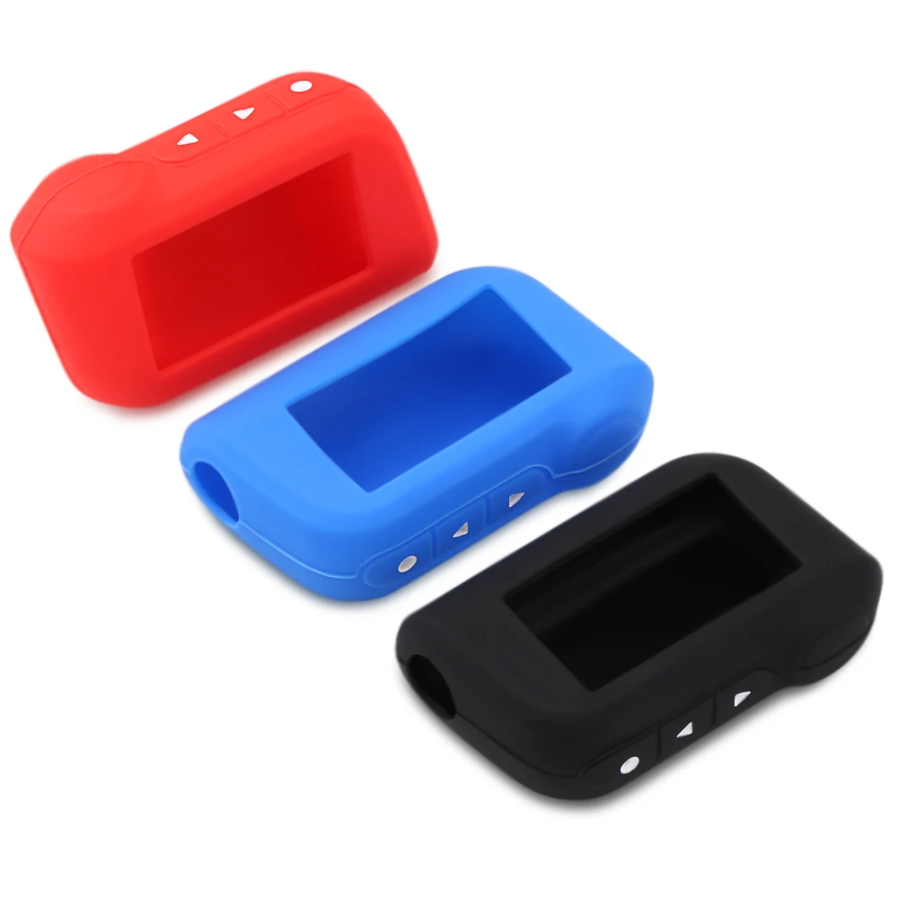 

Silicone Auto Key Case for Starline A93 A63 Russian Version Two Way Car Alarm LCD Remote Controller Keychain Fob Cover