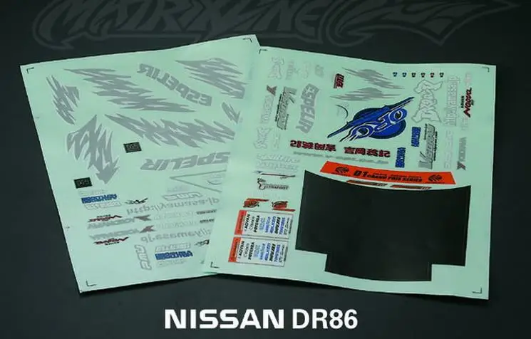 1/10 rc Дрифт кузов автомобиля наклейки Пандора nNISSAN SILVIA GTR R35 DR86 Yokomo ouring Tamiya HPI Kyosho HSP
