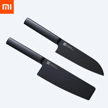 

Original Xiaomi Huohou Kitchen Knife Stainless Steel Knife Knives Cook Set 7 Inch Material 50Cr15MoV HRC 55 for Family Drop ship