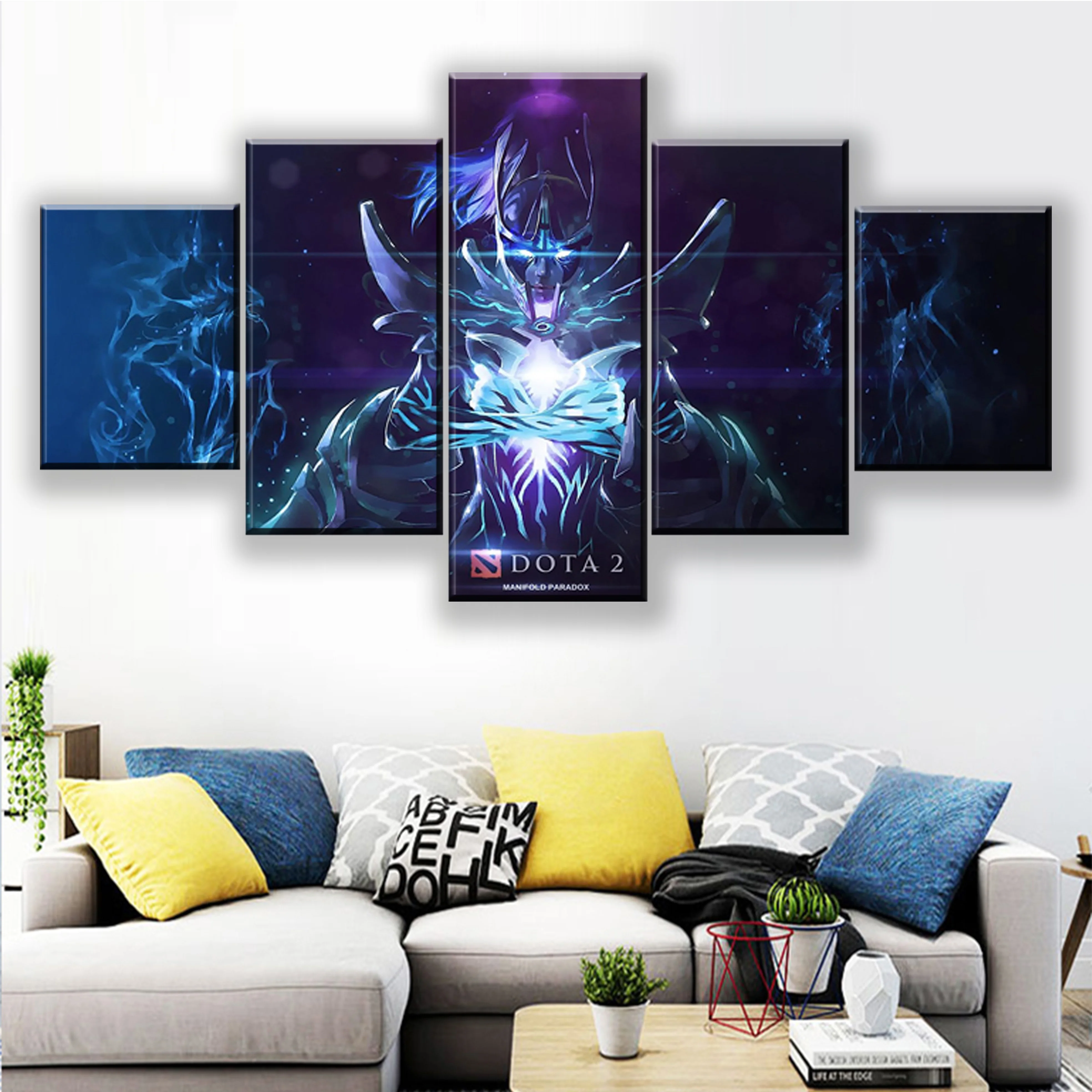  Canvas Hd Prints Picture Wall Artwork 5 Pieces Dota 2 Painting Home Decoration Modular Modern Game 