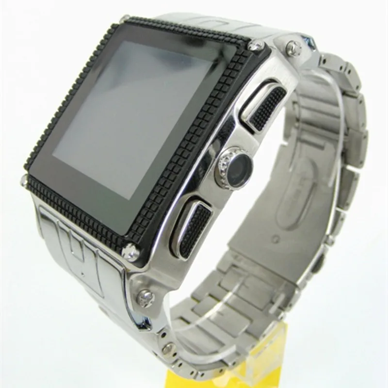 

Steel watch smart phone watch card call waterproof recording camera MP3/4 radio wireless music player smartwatch bracelet radio