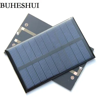 

BUHESHUI Wholesale 1.2W 5V Solar Cell Polycrystalline Solar Panel Module DIY Solar Charger Education 110*69MM 60pcs FreeShipping