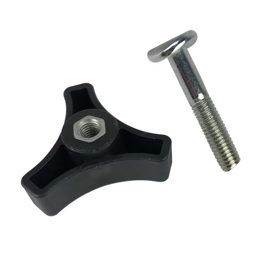 Black Plastic Triangle Handle Knob Nut Screw Boltin Nuts & Bolts from