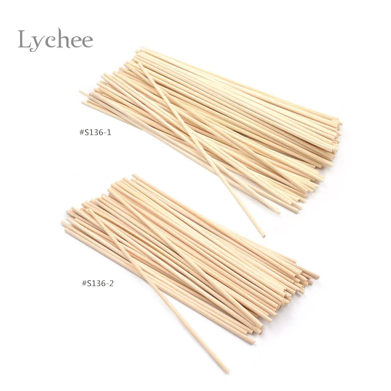 

Lychee 3mm/3.5mm Rattan Reed Fragrance Oil Diffuser Replacement Refill Sticks 100 Pieces Perfume Volatilization Rattan