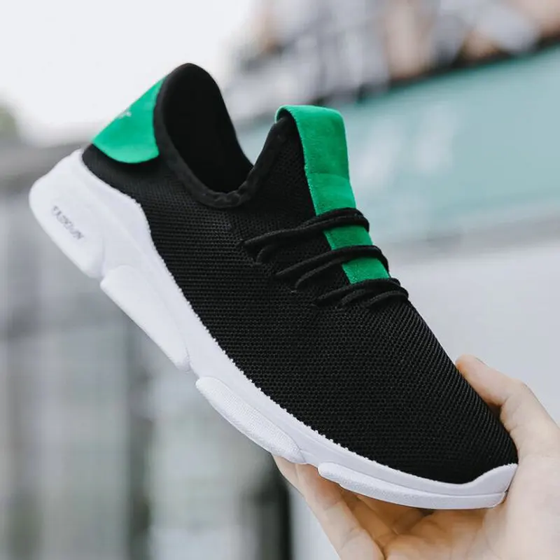 

Hot SUMMER Fashion brand male /Men Casual Shoes Gym Trainers soft breathable Lace-up Male Sneakers Casual Flats Shoes LF-10
