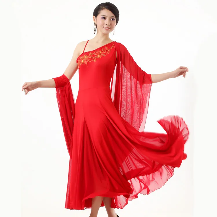 Girls Latin Dance Tops for Women Ballroom Salsa Salsa Blouses Waltz Modern Y15