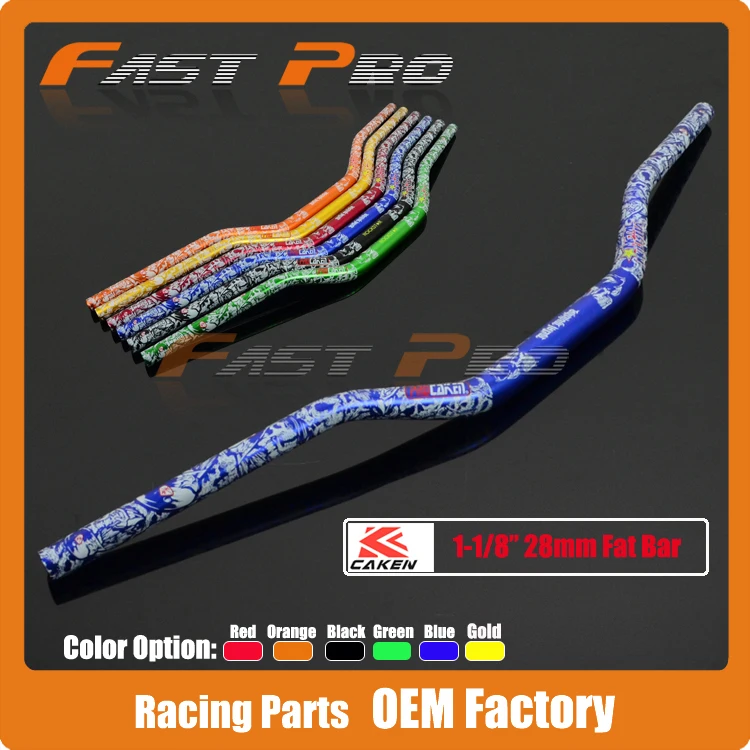 Мотоцикл Мотокросс грязный мотоцикл алюминиевый 1 1/" 28 мм, руль, ручной стержень, для трубы толстый руль для YZ YZF 85 125 250 250F 450F WR250F 450F