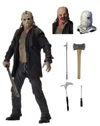 NECA 2009 Deluxe Edition Friday 13 Джейсон Вурхиз ПВХ фигурка игрушки кукла 18 см