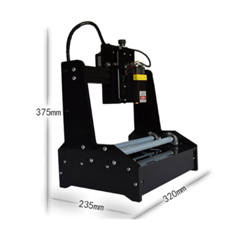 Мини настольный лазерный гравировальный станок Цилиндрическая резьба DIY полностью автоматический гравер банки из нержавеющей стали