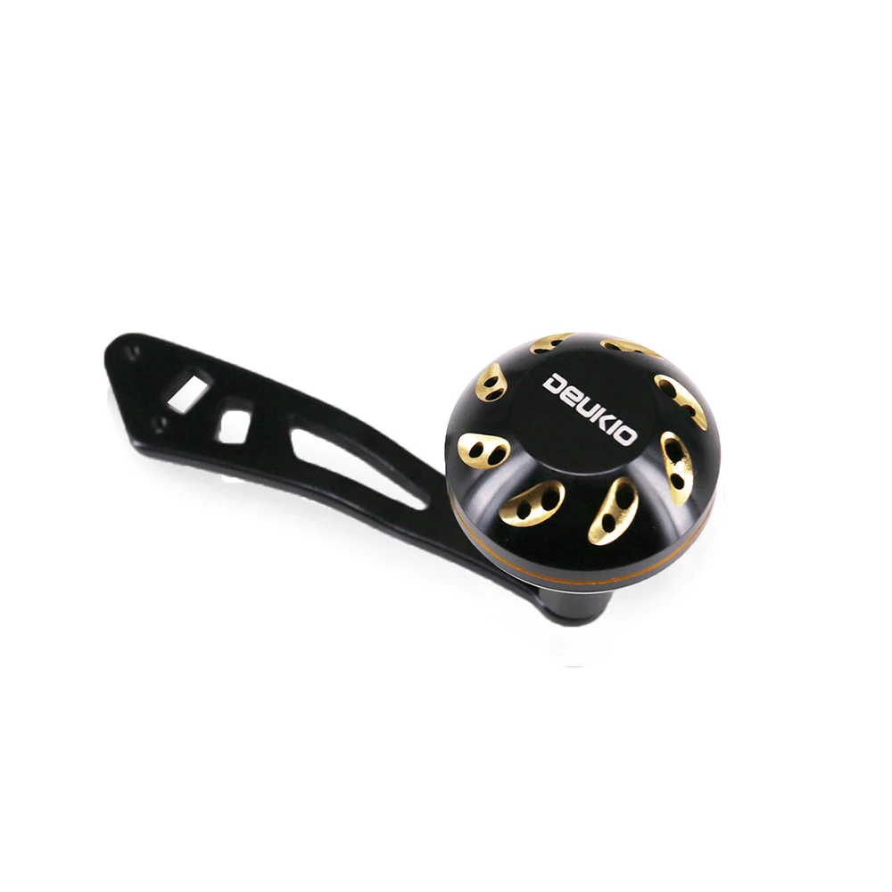  Dilwe Fishing Knob Metal Reel Handle Knob with Fittings  Replacement Parts Fishing for Spinning Reels(Black+Gold) : Sports & Outdoors