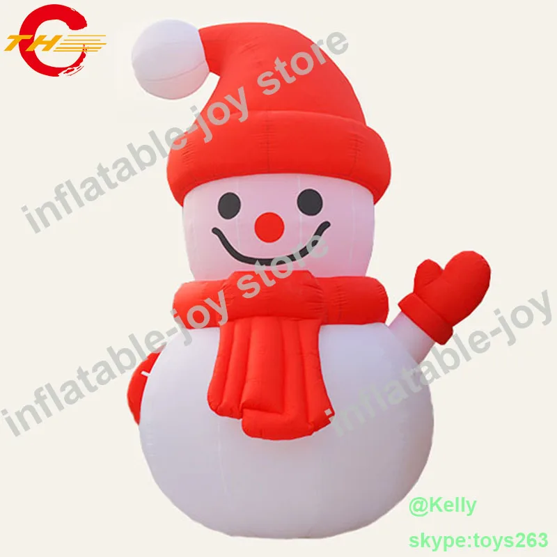 Free shipping inflatable snowman, big inflatable snowman for christmas