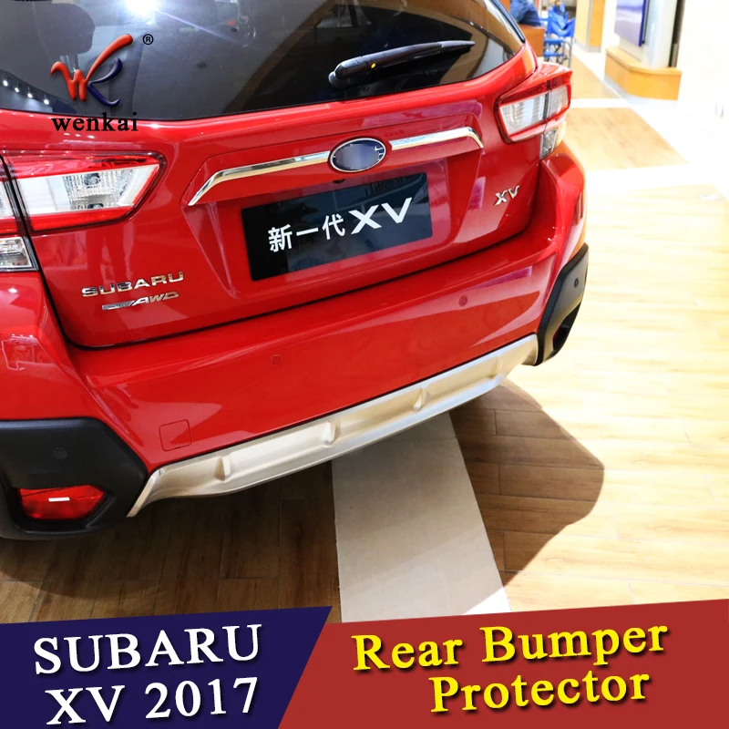 Внешняя задняя стальная накладка на бампер крыльев 1 шт. для Subaru XV GT3 GT7 2017 2018|skid plate