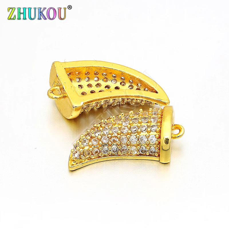 9*15mm Brass Cubic Zirconia Ivory Charms Pendants for DIY Jewelry Findings Accessories, Hole: 0.5mm, Model: VD56 9*15mm Brass Cubic Zirconia Ivory Charms Pendants for DIY Jewelry Findings Accessories, Hole: 0.5mm, Model: VD56