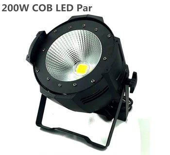 

Aluminum alloy LED par 200W COB Warm White Cold white 2in1 stroboflash LED Par Can Par64 led spotlight dj light Dmx controll