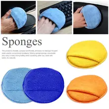 

Microfiber Wax Applicator Pad 17*2.5cm Ultra Soft Microfiber With Finger Pocket Polish Car Wax Apply Remover Buff Pads