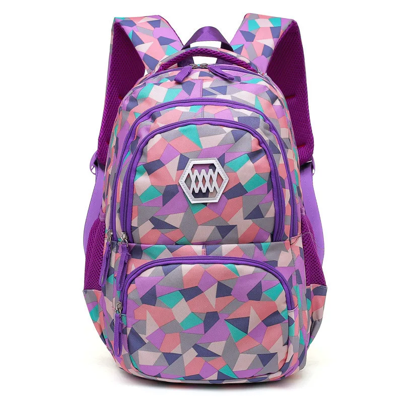 purple small Горячая новинка детские школьные сумки для подростков мальчиков и девочек большой вместительный школьный рюкзак Водонепроницаемый ранец Детская сумка для книг mochila - Цвет: purple small