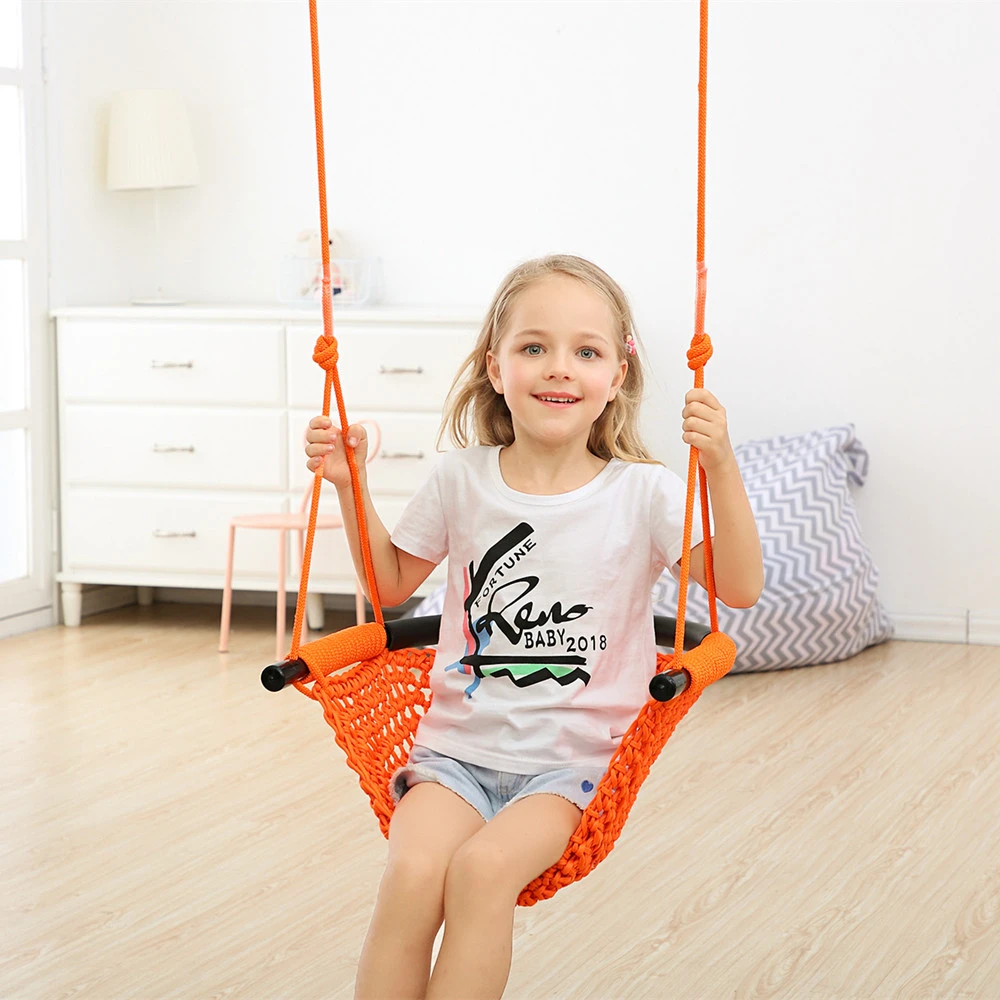 

1 SET OF Children Patio Swing Indoor Outdoors Swing Hammock Chair Baby Hanging Chair Swing Child Toys Max Bearing 300KG
