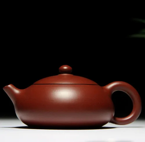 Без каблука Исин фиолетовый глина 200 мл чайник, китайский традиционный ручной чайный набор