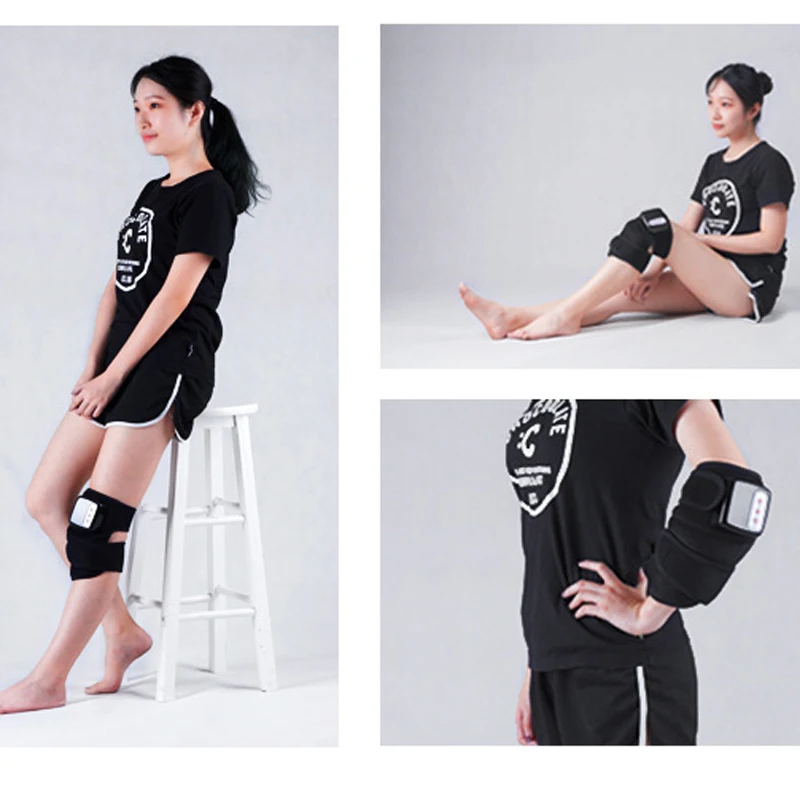 Электрический нагревательный коленный сустав физиотерапия массаж Артрит Боль терапия устройство электрический коленный Магнитный Вибрационный Тепловой Массажер