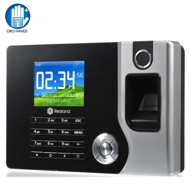 tcp ip usb biometric fingerprint time clock recorder attendance