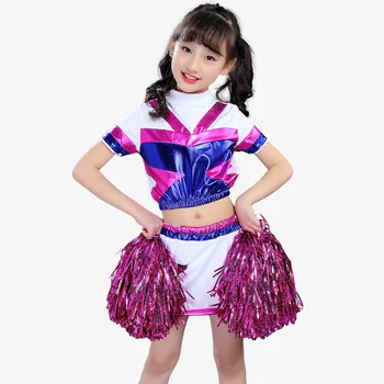 

Children's Cheerleading Costumes for Boys and Girls Calisthenics Table Costumes Children's Students Cheerleading Costumes
