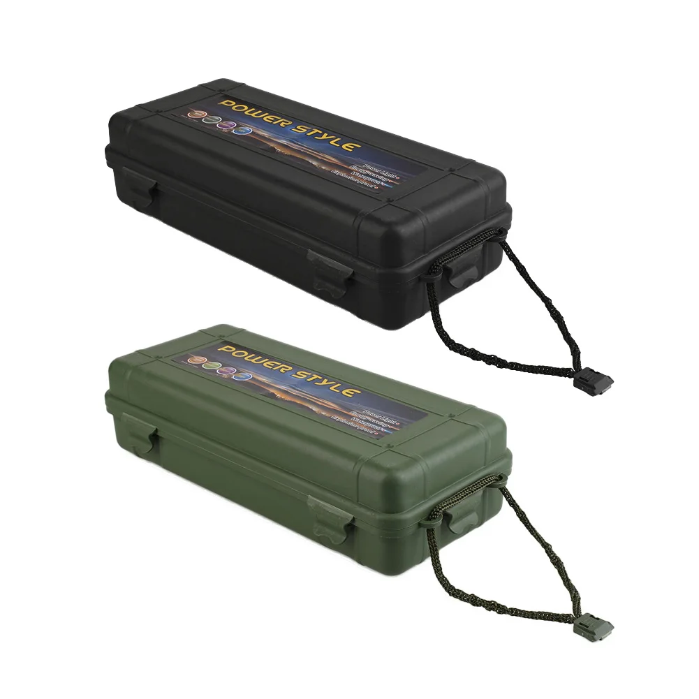 

Black Plastic Flashlight Torch Light Tool Storage Case Box For Outdoor Kit 6#