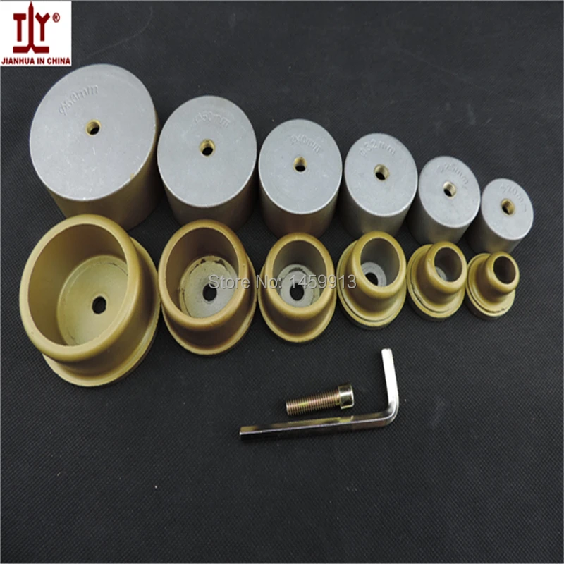 Golden thick (6pcs/set) medium welding parts die head 20/25/32/40/50/63mm Welding Mold PPR/PE/PB Water Pipe hotmelt butt weld