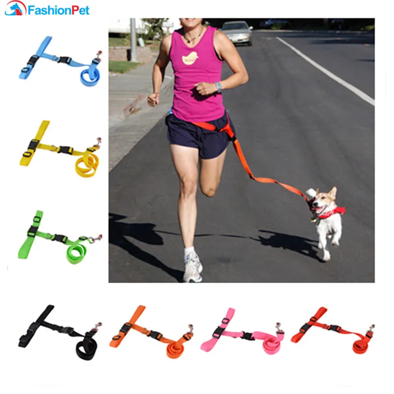 Buy New Waist Pet Leash Dog Outside Running Adjustable Walking Training Puppy