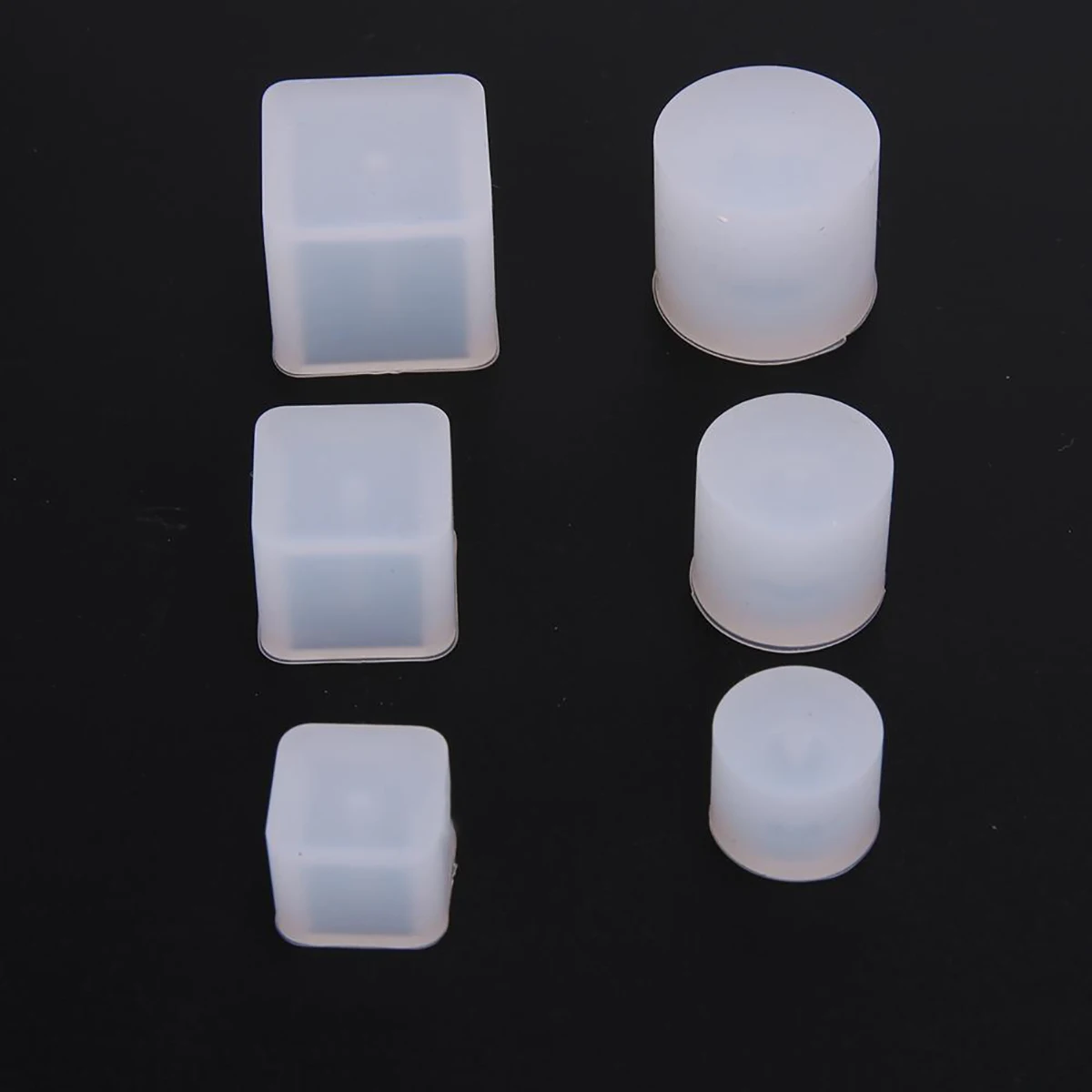 6pcs 1set  New Crystal Silicone Necklace Pendant Jewelry Mold Making DIY Resin Craft