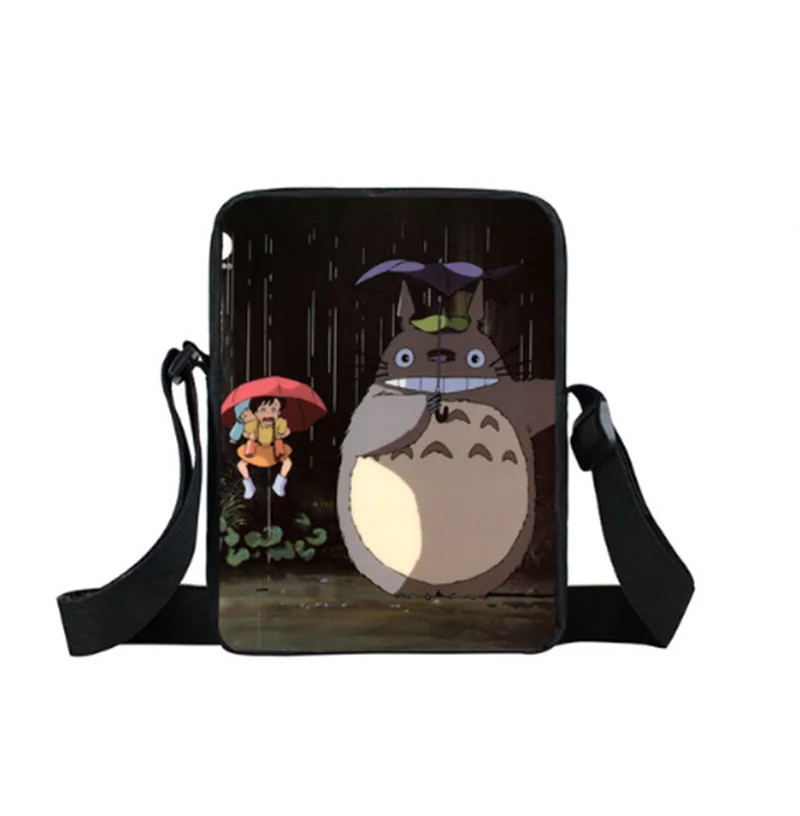 Мой сосед Тоторо сумка на плечо для мальчиков и девочек школьные сумки мини-сумка-мессенджер мультфильм Тоторо дети путешествия шоппинг