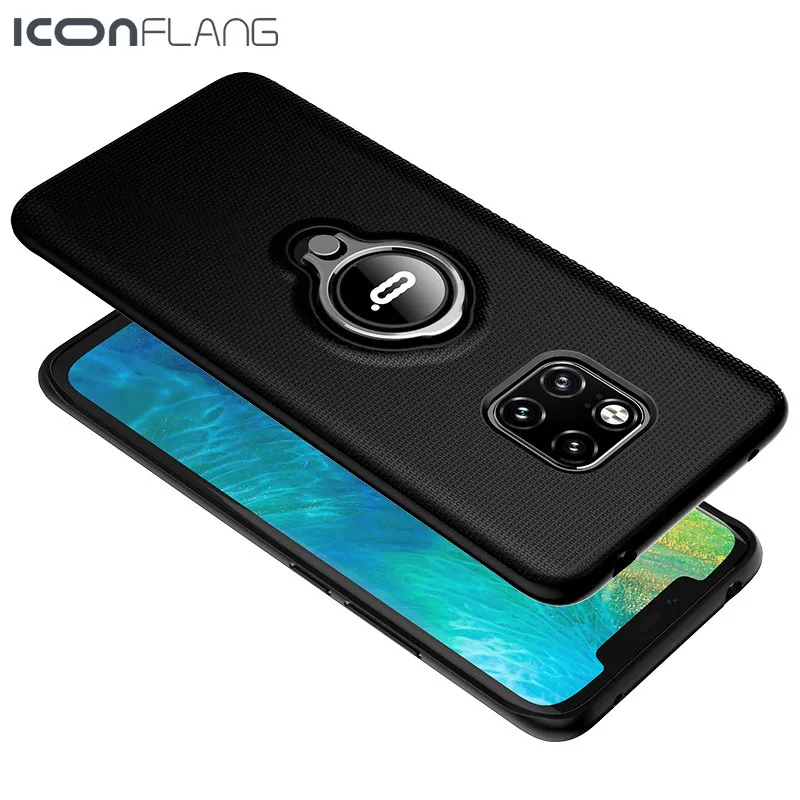 Mate 20 Невидимый кронштейн чехол для huawei mate Pro X 20Pro 20X Магнитный палец кольцо задняя