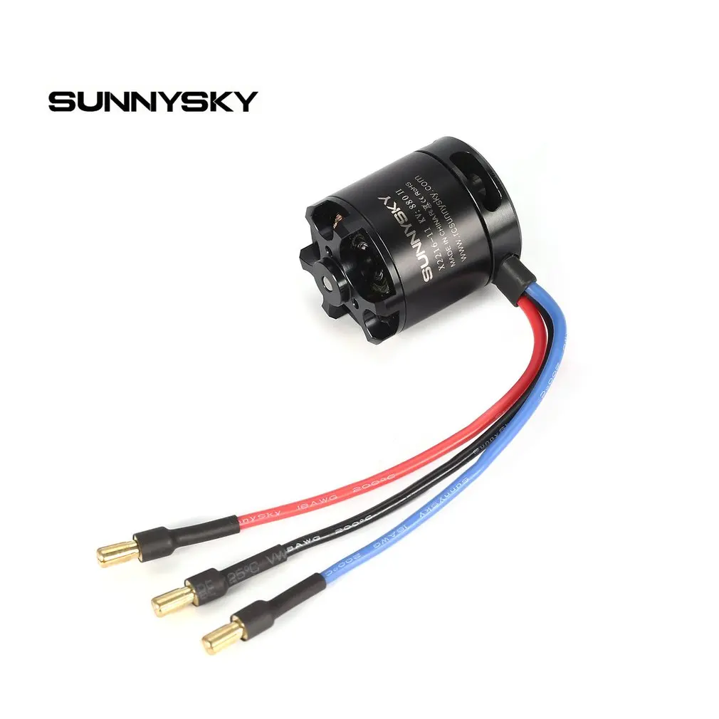 SUNNYSKY X2216 1250KV/880KV II 3,175mm 2-4S бесколлекторный бесщеточный мотор для радиоуправляемого дрона 400-800g с фиксированным крылом 3D самолет мультиротор