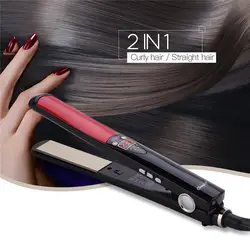 ЖК дисплей керамические тарелки Flat Iron выпрямители для волос инструменты укладки Professional Выпрямитель плавающий керамика пластины 42