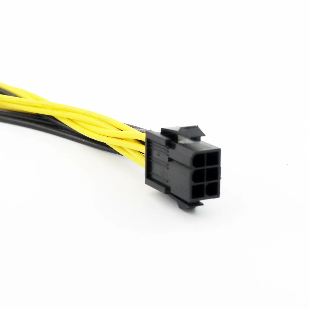 20x PCI E 6 Pin к двойному + 2 8 pin видео Мощность Y сплиттер адаптер Соединительный кабель